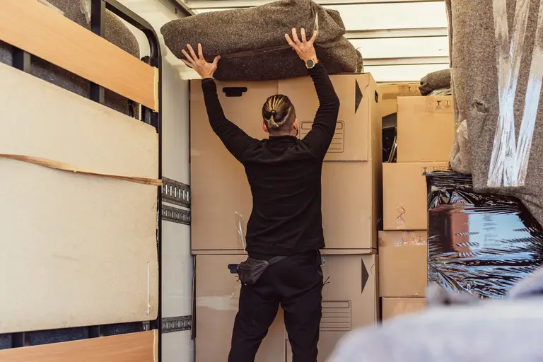 loading truck