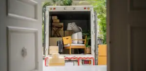 moving truck packed for move