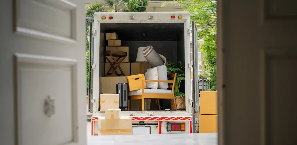 moving truck packed for move