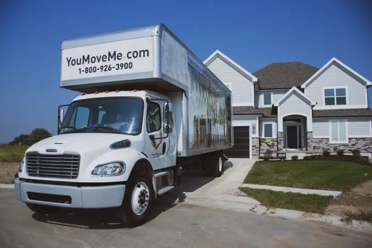 You Move Me moving truck in front of home