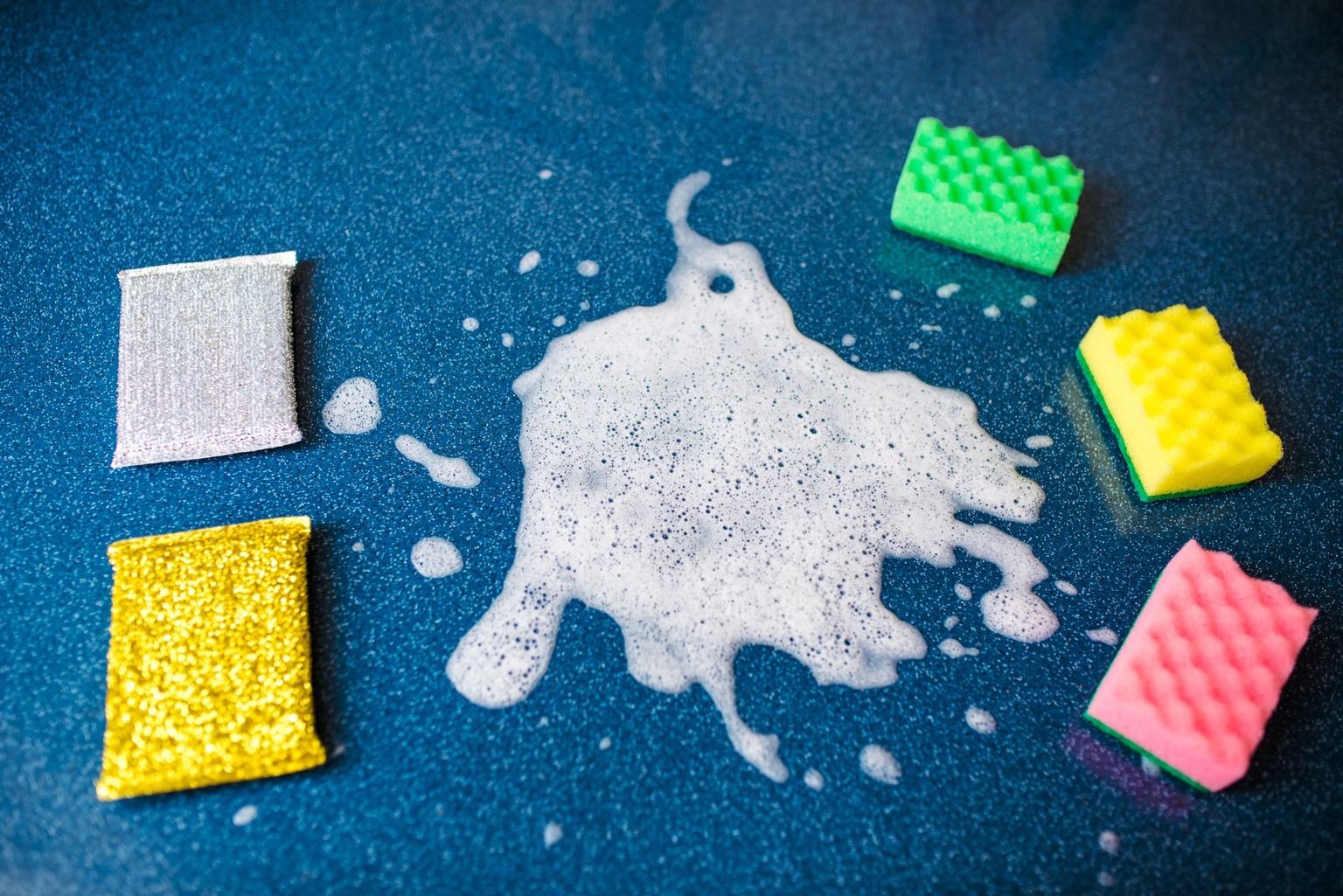 Cleaning sponges and household supplies